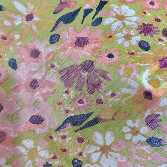 NWOT Floral, Sheer Duster Swimsuit, Cover-up - Picture 7 of 7